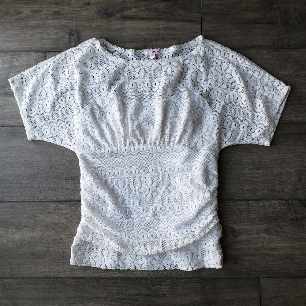 Bongo Size Medium White Top